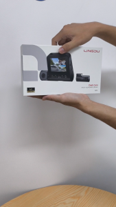 🔥กล้อง 3 ตัว🔥4K กล้องติดรถยนต์ GPS Dash Cam ในตัว WIFI 6 Bluetooth APP Voice Control 60FPS LINGDU V630