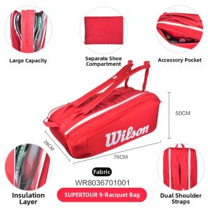 Wilson | Zheng Qinwen Super Tour Multifunctional Tennis Backpack