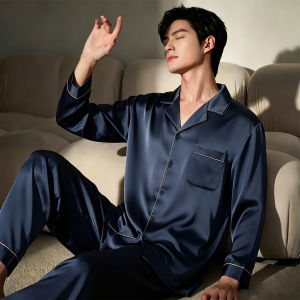 Ice Silk Cool Feeling Mens Sleepwear Set