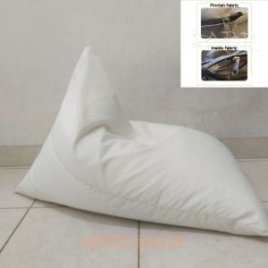Cover Bean Bag Triangle Motif Bahan Katun Size S