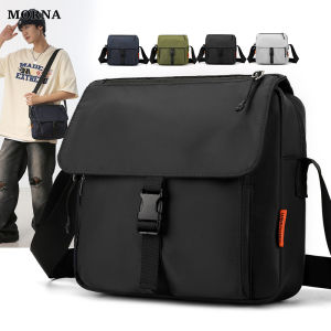 MORNA Simple Messenger Bag: A Crossbody & Student Shoulder Bag for Men & Women