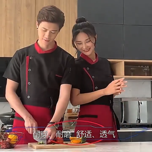 COD Chef Uniform For Men Oil Stain Prevention Breathable Oilproof Can Be Worn By Men And Women Student Uniform