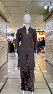 Fayna Kebaya - Set Kebaya Tunik Kerah V Neck Mewah Ukuran M-3XL