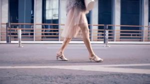 MYJUMP Women Pointed Block Thick Heels Sandals Korean sandals#611