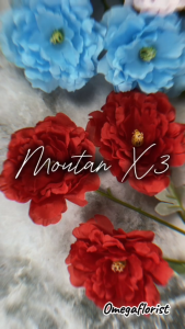 ￼Bunga Mutan Tangkai Panjang Peony Jumbo X3 Bunga Mutan Besar Dekorasi Pelamaninan Premium Termurah