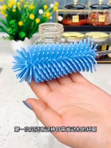 CUP CLEANING BRUSH LONG HANDLE SCRUBBER