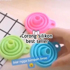 (2 Pcs) CORONG LIPAT SILIKON Serbaguna Multifungsi - Silicone Food Grade - TERMURAH