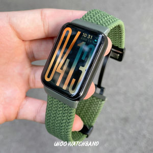 Nylon Woven Magnetic Clasp Bracelet for Xiaomi Mi Band 8Pro/9Pro Redmi Watch 6/5 Compatible Smartwatch Band Accessories