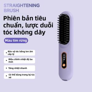 Kẹp Tóc Điện Không Dây Ủi Thẳng Ủi Xoăn Cầm Tay 2 Trong 1 Ủi Tóc Cao Cấp Có Ion Âm Không Gây Hư Tổn Cho Tóc
