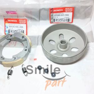 Mangkok Ganda + Kampas ganda beat fi Ganda kopling Only beat fi Vario 110 FI scoopy FI KZL Karet k25