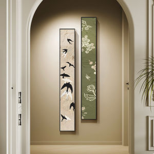 YASISHA | Mid-century French Style High-end Vertical Narrow Decorative Wall Art