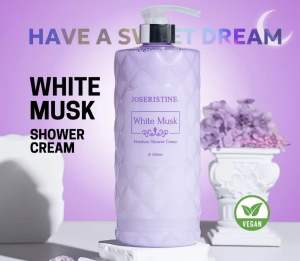 Joseristine White Musk Moisture Shower Cream 1000ml/ Vegan/ Perfume Body Wash/ Sucrose/ Moisturizing