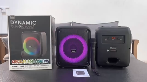 Bts.Shop BTS-1740 Portable speaker Bluetooth subwoofer rechargeable BRudo with MIcrophone