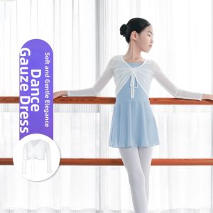 Ballet Dancewear for Children Thin Mesh Upper Outerwear