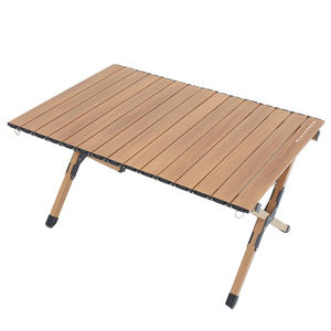 BLACKDEER | Portable Wooden-textured Aluminium Picnic Table