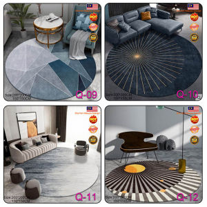 XXL / XXXL Diameter 150CM/200CM Round Carpet Bedroom Bedside Computer Swivel Chair Childrens Room Study Desk Desk Electronic Auction Stool Anti-skid Mat