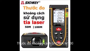 Thước đo khoảng cách bằng tia laser SNDWAY SW-M100 cự ly 100m chất lượng cao