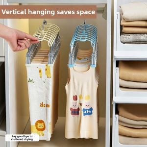 KAWEIRUI | Windproof Multiple Clips Socks Drying Rack Stainless Steel