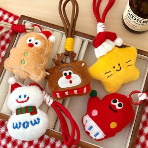 1/7 Pcs Christmas Plush Pendant Decoration Pendant Backpack Keychain Pendant