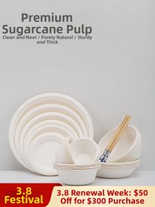 NUOXIAN | Disposable Food-Grade Biodegradable Tableware Set