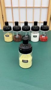 AR GROSIR 3 PCS BOTOL BUMBU DAPUR | TOPLES GULA GARAM / TEMPAT BUMBU RACIKAN KACA 1 3 pcs
