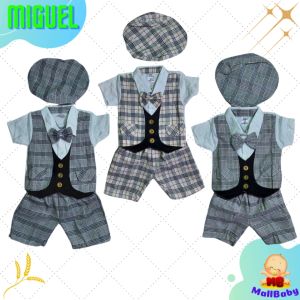 Tuxedo Bayi Formal: Setelan Baju Anak Bayi Laki-laki 0-2 Tahun