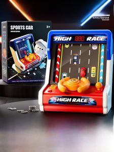 Educational Racing Car Adventure Game Machine Obstacle Avoidance Kids Toys 3-6 Years Old Boys and Girls Simulation Driving Car