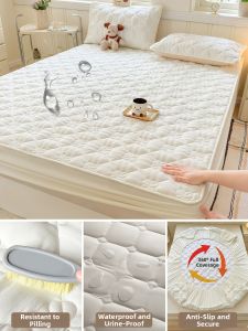 MENGWEIJUE | Waterproof Incontinence Protection Bed Protector Thick Quilted