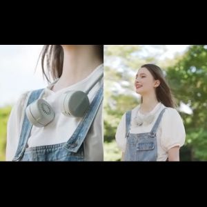 PGY พัดลมคล้องคอ JISULIFE ปรับทิศทางได้ เย็นสบายทุกที่ พกพาง่าย ดีไซน์ทันสมัย