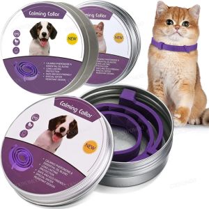 New Release Dog Calming Pheromone Collar Cat Anxiety Relief Adjustable Comfortable Collar for Puppy Kitten Large Dog Accessory