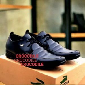 Top Seller Sepatu Pria Pantofel Crocodile Tali Pendek Kulit Swedian Formal Kerja