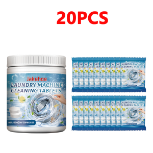 20/40/60pcs Washing Machine Effervescent Cleaning Tablets Descaling Remove Odor Domestic Washer Machine Remove Dirt Detergent