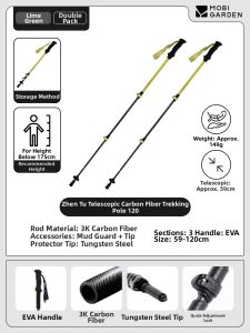 Mobi Garden | Lightweight Telescopic Hiking Poles