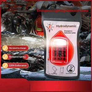 New-Portable Salt Water Emergency Lamp/No Battery Emergency Light /with Lifetime 120 Hours For Camping Hiking Outdoor Survival