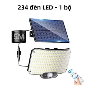 Đèn Năng Lượng Mặt Trời Ngoài Trời Có Cảm Biến Chuyển Động 234/100 LED Chống Thấm Nước Dùng Cho An Ninh Chiếu Sáng Sân Vườn Hiên Nhà