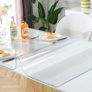 1.2mm PVC Table Cover Water Proof 1.2mm Thick Clear Table Pad Transparent Desk Mat Table Pad Table cloth