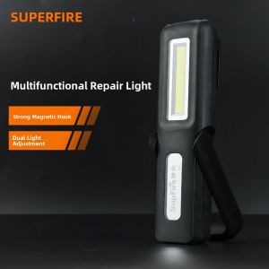 Super Bright LED Work Light Magnetic Repair Handheld Flashlight Multi-Functional Rechargeable High Beam Mini Torch for Auto Repair