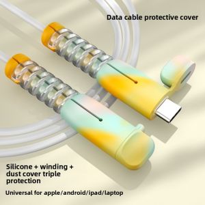 KASHINUO | Anti-Breakage & Winding Data Cable Protector for Apple Huawei Xiaomi vivo Honor and Oppo Chargers