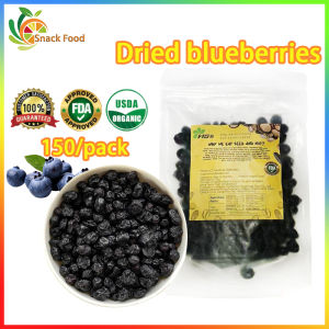 Dried Blueberries Sugar-Free Organic Sweet Sour Delicious Healthy Snacks 100g in Ziplock Pouch