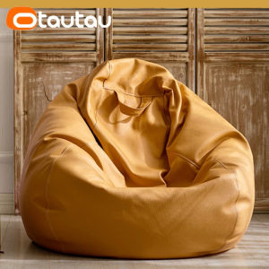OTAUTAU 4ft Giả Da Túi Đậu Bao Ngoài Trời Chaise Lounger Pouf Salon Trò Chơi Phim Sắc Chống Thấm Nước Không Chất Độn DD004