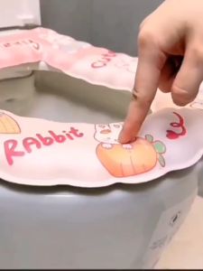 เสื่อห้องน้ำวางเบาะรองนั่ง ฝาครอบห้องน้ำกันน้ำอเนกประสงค์ การดูดซับเบาะรองนั่งในครัวเรือน ฝารองนั่งล้างห้องน้ำ EVA หนา