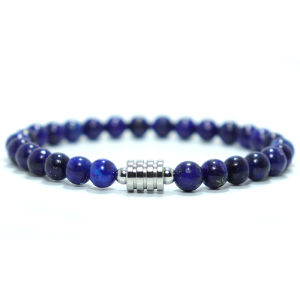 100% Stainless Steel Bracelet Homme Female Lucky Red Braclet Stone Beaded Braslet Gift For Boyfriend Black Onyx Brazalete Joyas