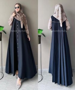 damla id set hijab motif terbaru kekinian edisi aura set adm 01 produk kekinian ampre by ruby