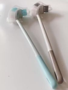 Chổi Cọ Toilet Bồn Cầu Nhà Tắm Cán Cầm Dài Đầu Cong Lông Cứng Cao Cấp