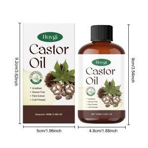 Tinh Chất Dưỡng Tóc Dầu Thầu Dầu Hữu Cơ 100ml Nuôi Dưỡng Sâu Phục Hồi Hư Tổn Chân Tóc Và Da Đầu Làm Mượt Tóc Với Nha Đam Và Vitamin E