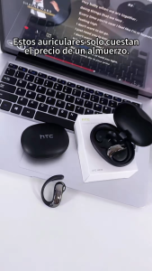 HTC NE19 Headset terjemahan pintar AI Wireless Bluetooth Headset V6.0 OWS TWS Open Ear earphone tws earhook dapat menerjemahkan 134 bahasa headset olahraga IPX5 HIFI