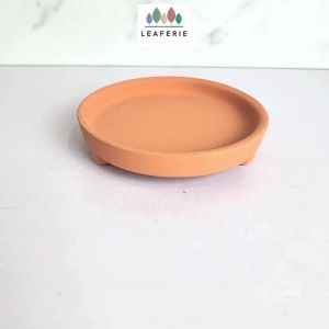 The Leaferie Trays with stand Terracotta . saucer . base .  plant pots plate . flowerpot . flowerpots . flower pot . planters