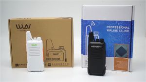 HT MERODITH T20 Walkie Talkie WLN C1 UHF Radio Dua Arah Jarak Jauh Walkie Talkie 2pcs (Hitam/army)