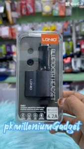 ORIGINAL LDNIO CM21 BLUETOOTH HEADSET SMART AND PORTABLE 4.2A AUTO-ID 3 USB PORT CAR CHARGER