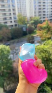 Glitter Capybara Bear Squishy Fidget Toy Colorful Sensory Stress Balls for Anxiety ReliefSquishy Ball Fidget Toy for Kids Adult